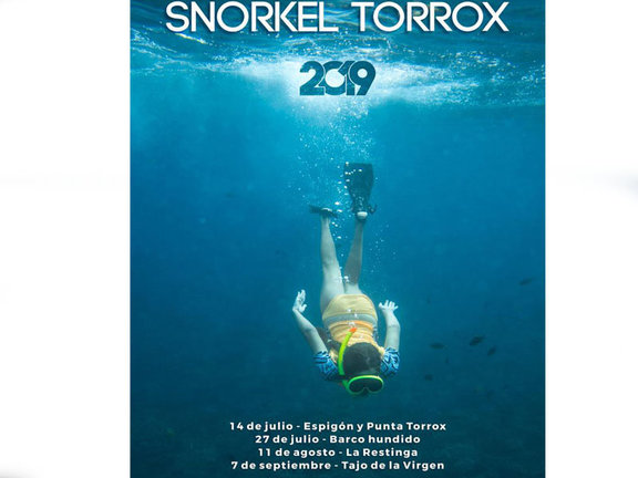 cartel rutas snorkel