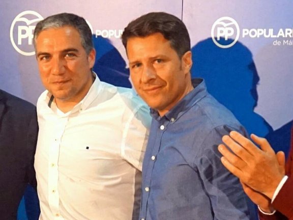 Bendodo junto al alcalde de Torrox Óscar Medina