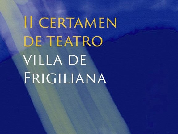 Cartel del certamen de teatro de Frigiliana