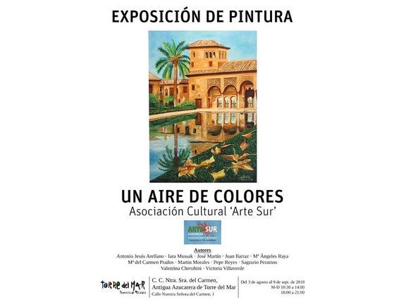 Cartel de Exposición de pintura