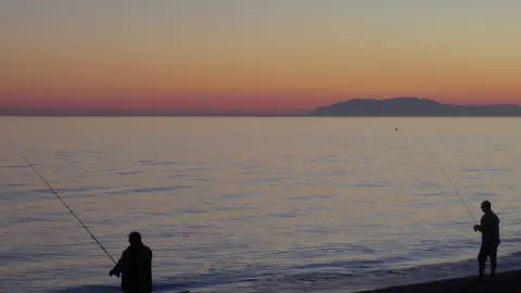 Atardecer de otoño en Torrox Costa
