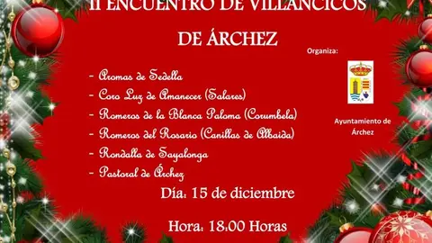 Cartel del encuentro en Árchez