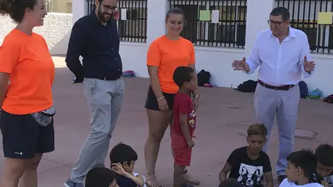 visita campamentos Servicios Sociales