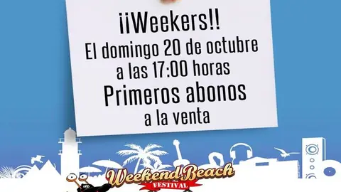 Cartel de venta de entradas