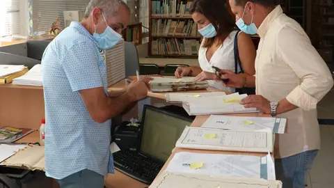 Medina y ruiz en el Archivo