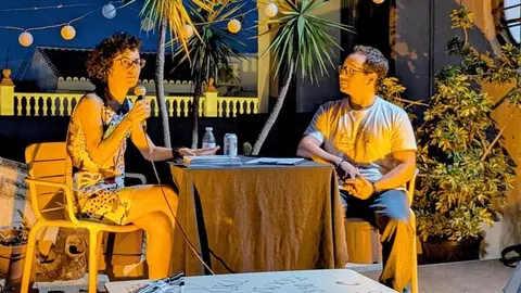 Andrea Aranda e la presentación de su libro