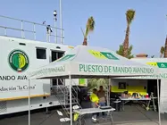 Puesto de Mando Avanzado desplegado por el GREA