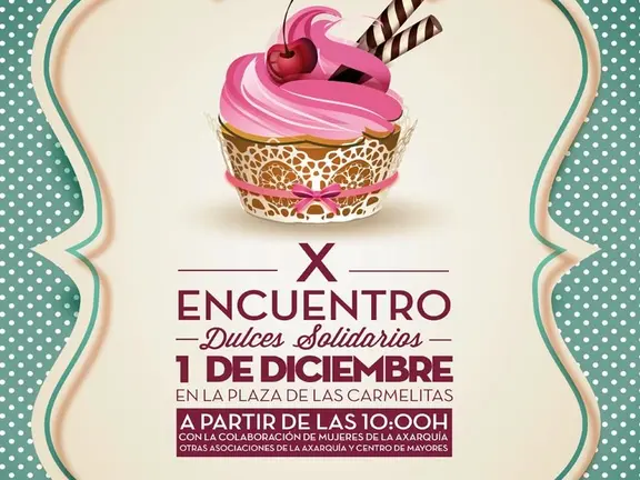 Cartel de los dulces solidarios