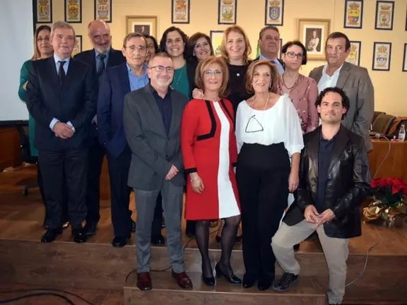 Los profesionales homenajeados