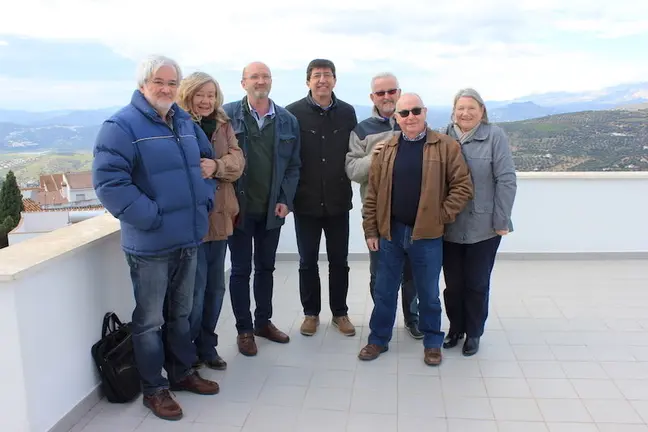 Juan Marín y Mario Blancke con la Junta Directiva de SOHA