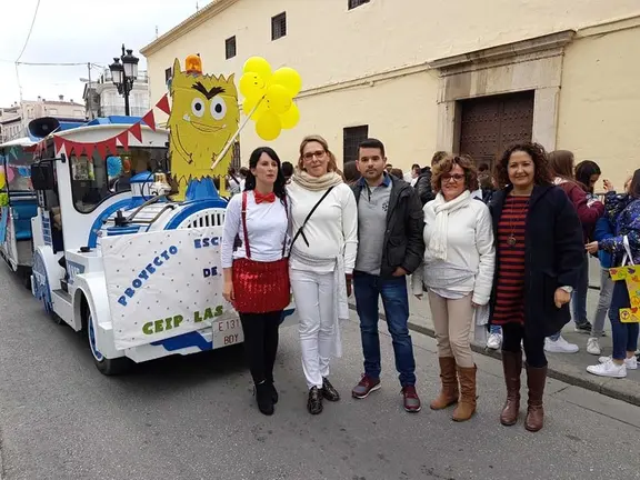 García en la Cabalgata de la Paz