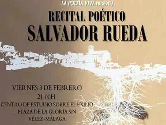 Cartel del recital poético