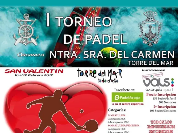 I Torneo de Pádel Nuestra Señora del Carmen de Torre del Mar