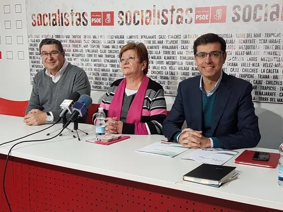Moreno Ferrer, Salomé Arroyo y Cristóbal Fernández