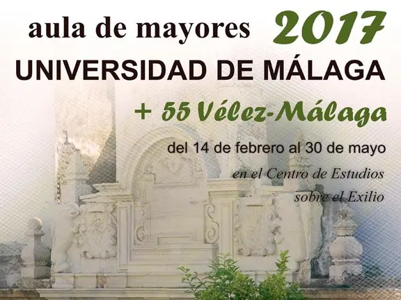 cartel del Aula de Mayores