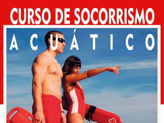 cartel del curso de socorrista acuatico