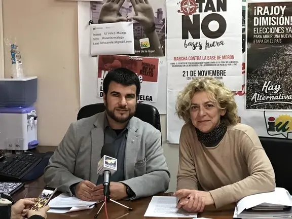 Miguel Ángel Sánchez y Alicia Pérez, ediles de IU
