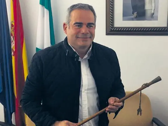 Alejandro Herrero, alcalde de Frigiliana