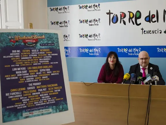 Rudea de prensa sobre el Weekend Beach Festival