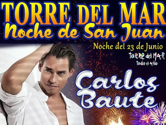 Cartel de la Noche de San Juan en torre del Mar