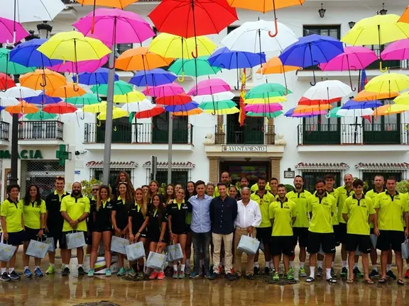 Recepción a la Selección Española Balonmano en Torrox
