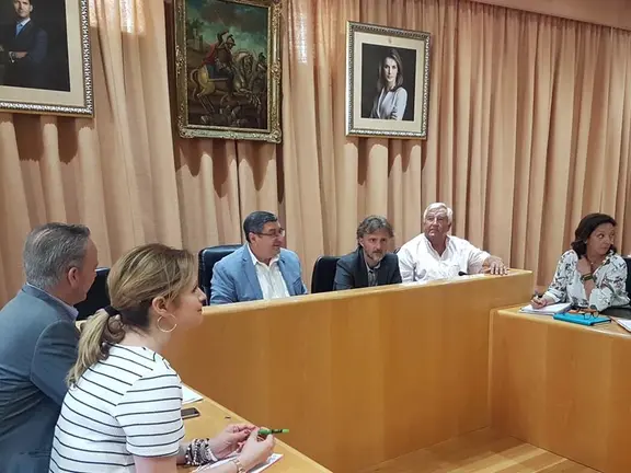 Reunión con los regantes