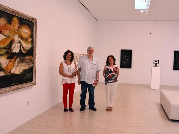 García en la exposición El Paso
