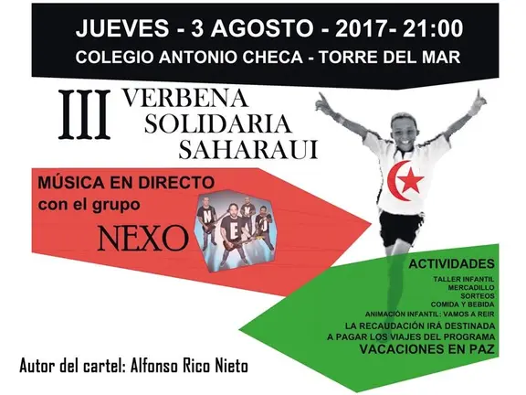 Cartel de la verbena saharaui