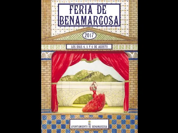 Cartel feria de Benamargosa