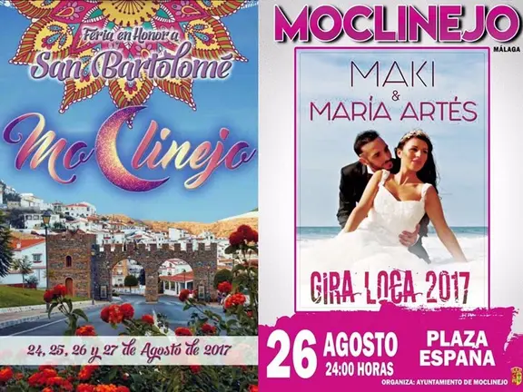 Carteles de la feria de Moclinejo