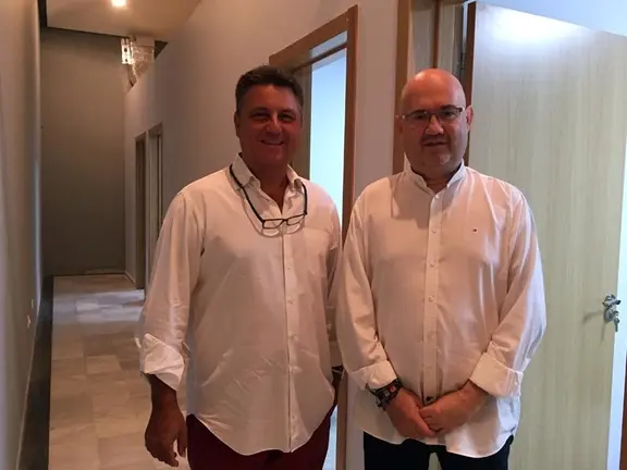 Javier García y Jesús Atencia