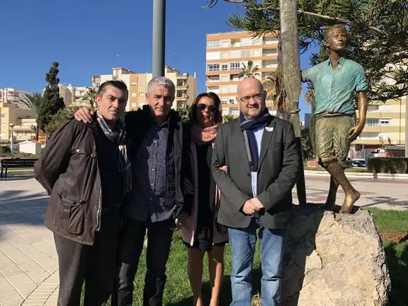 Inauguración de la escultura
