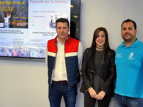 Medina y Ruiz Gálvez en el museo