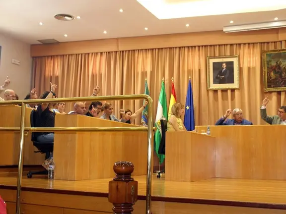 Imagen del pleno veleño