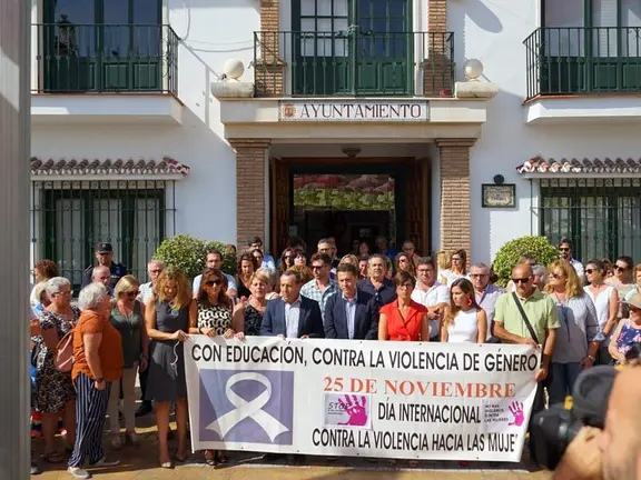 Acto contra la violencia de género en Torrox