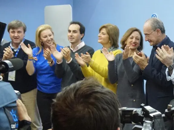 Noche electoral en el PP malagueño
