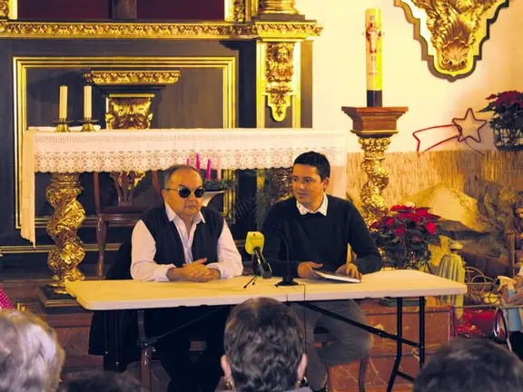 Momento de la presentación del libro