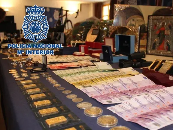 Botín incautado