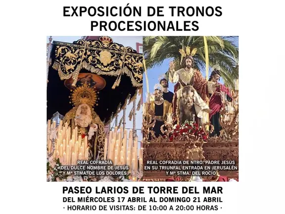 Exposición Trono Procesional Torre del Mar 2019