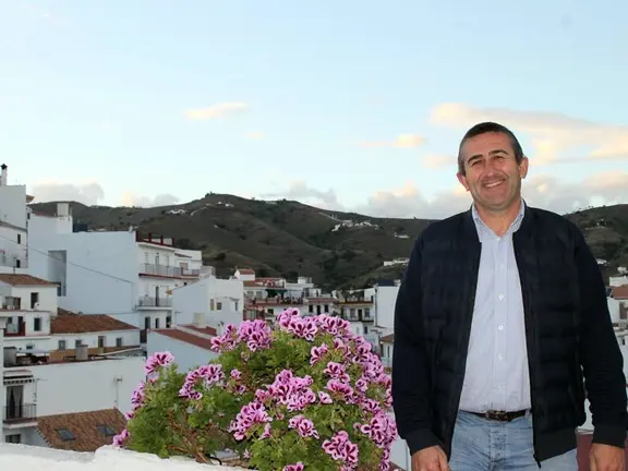 José Gámez, alcalde de Almáchar