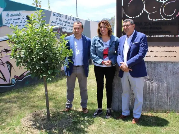 Susana Díaz, Antonio Moreno Ferrer y José Luis Ruiz Espejo