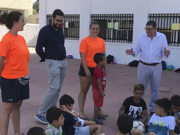 visita campamentos Servicios Sociales