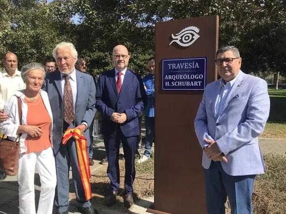 Momento del homenaje