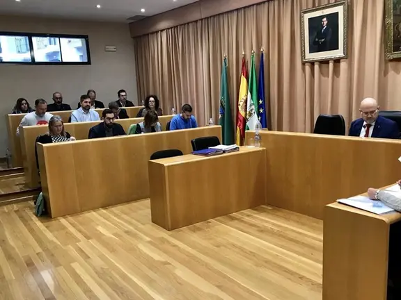 Imagen de archivo del pleno veleño
