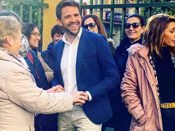 José Pino en el colegio Reñidero