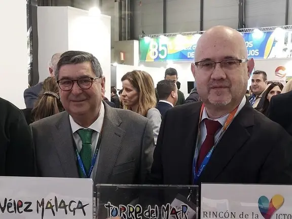 Moreno Ferrer y Pérez Atencia en Fitur