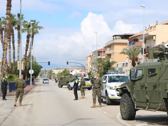 La Legión en Torrox Costa