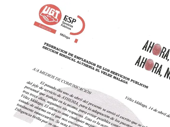 Comunicado de UGT
