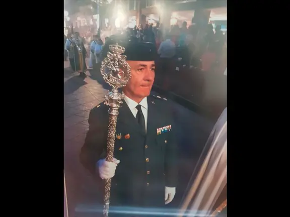 Miguel Ángel en la Semana Santa de Vélez-Málaga