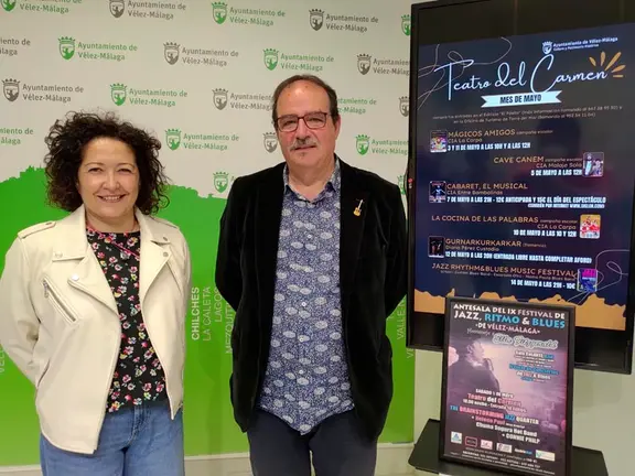 García y Aranda en la presentación del festival